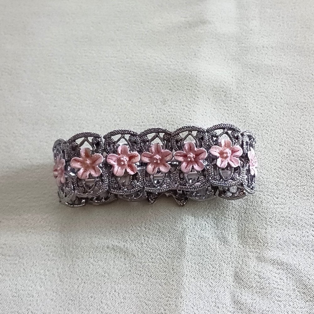 Butterfly Bracelet Rhinestones Stretch - Picture 3 of 3